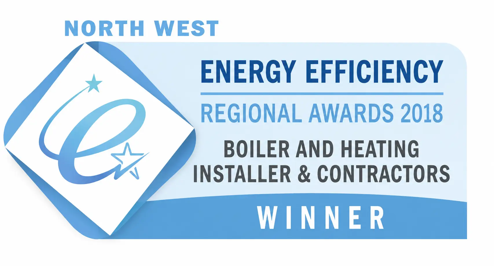North West Energy Efficiency Regional Awards 2018 — Boiler and Heating Installer Winner — Aquila Plumbing Warrington